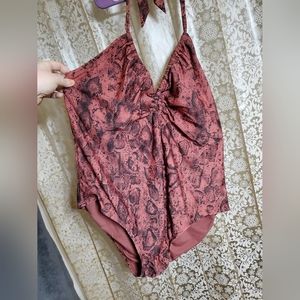Animal Print Plus Size Bathing Suit